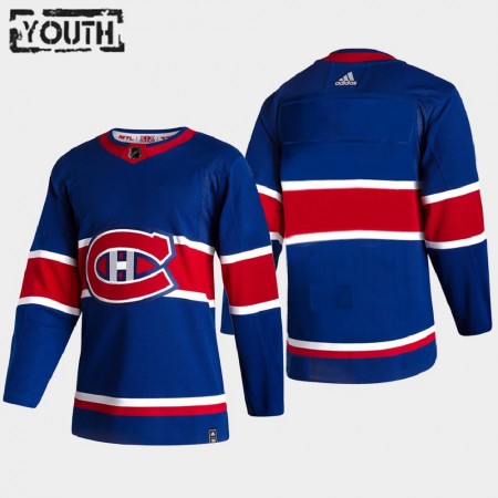 Kinder Eishockey Montreal Canadiens Trikot Blank 2020-21 Reverse Retro Authentic